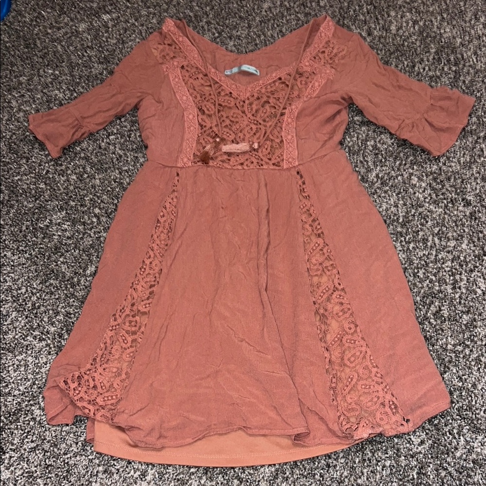 Maurices Casual Dress in Dusty Rose
